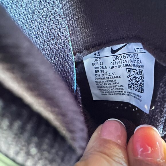 ✨Nike React Infinity Run 4 Size 9.5 Women's Running Shoes Black/White DR2670-001 - Picture 11 of 11